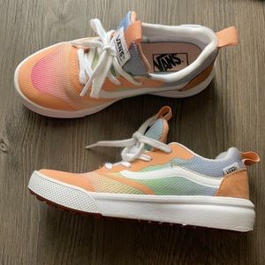 Girls Multi-colored vans sneakers